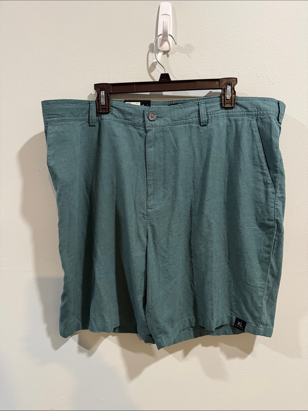 Marc Anthony Green Flat-Front Men's Shorts Luxury NWT